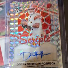 2024 Panini Mosaic Scripts Dorian Thompson-Robinson #SC-DTR card