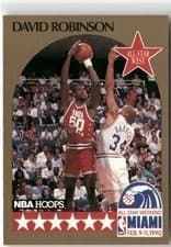 David Robinson 1990-91 Hoops Base Set card