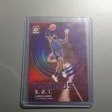 2022 Panini Donruss Optic T Minus 3 2 1 LeBron James #15 card
