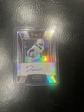 Jaylen Waddle 2021 Panini Select Signatures Select card