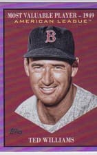 2025 Topps Update Most Valuable Ted Williams #MV-39 card