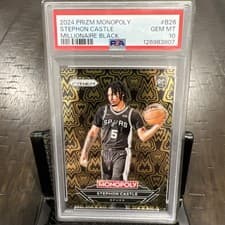 2024-25 Panini Prizm Monopoly Millionaire Black Stephon Castle #B26