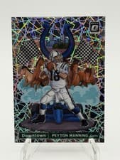 Peyton Manning 2021 Panini Donruss Optic Downtown card