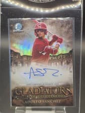 2024 Bowman Chrome Gladiators of the Diamond Autographs Adolfo Sanchez #GDA-AS card