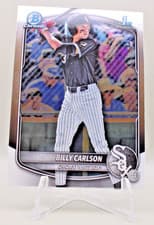 2025 Bowman Draft Chrome Billy Carlson #BDC-10 card