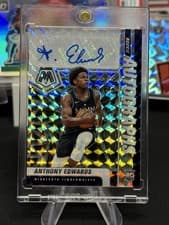 2020 Panini Mosaic Rookie Autographs Anthony Edwards Rookie Autographs #RA-AED