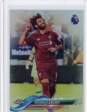 2018 Topps Chrome Premier League Mohamed Salah #100