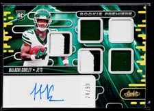 2024 Panini Absolute Rookie Premiere Materials Autographs Malachi Corley #RPMA-MCY card
