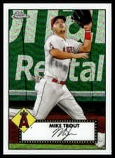 Mike Trout 2021 Topps 1952 Redux card