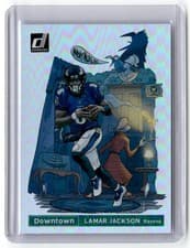 2021 Panini Donruss Downtown Lamar Jackson #DT-9