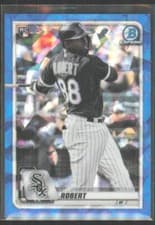 Luis Robert 2020 Bowman Chrome Prospects Sapphire card