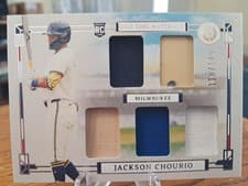 2024 Panini Boys of Summer Five Tool Player Materials Jackson Chourio #FT-JC card