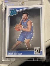2019 2018 Panini Donruss Optic Jalen Brunson #179