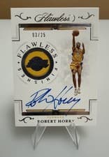 Robert Horry 2020 Panini Flawless Finishes Autograph card