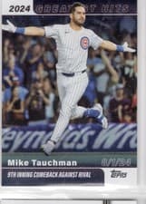 2025 Topps 2024 Greatest Hits Mike Tauchman #GH-18 card
