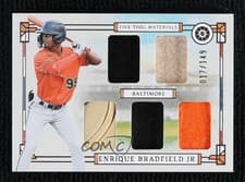 Enrique Bradfield Jr. 2024 Panini Boys of Summer Five Tool Player Materials card