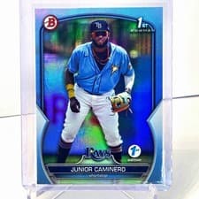Junior Caminero 2023 Bowman 1st Edition card