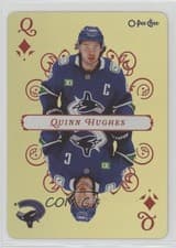 2025-26 O-Pee-Chee Playing Cards Quinn Hughes #Q-DIAMONDS card