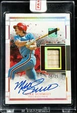 2025 Panini Impeccable Lumber Signatures Mike Schmidt #14 card