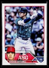 Shohei Ohtani 2023 Topps Chrome Update All Star Game card