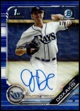 John Doxakis 2019 Bowman Draft Chrome Picks Autograph card