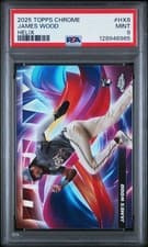 2025 Topps Chrome Helix James Wood #HX-8 card