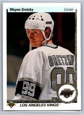 Wayne Gretzky 1990 Upper Deck French card