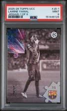 2025-26 Topps UEFA Club Competitions Jigsaw Lamine Yamal #JS-1 card