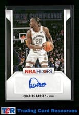 2024-25 Hoops Great SIGnificance Charles Bassey #GS-CBS card