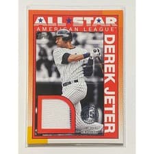 2025 Topps 1990 Topps Baseball All-Star Relics Derek Jeter #90ASR-DJ