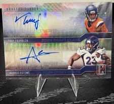 2024 Topps Signature Class Signature Class Dual Autograph Audric Estimé #DS-DEN card