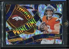 Bo Nix 2025 Panini Revolution Prime Time Performer card