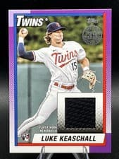 2025 Topps Update 1990 Topps Baseball Relics Luke Keaschall #90RU-LK card