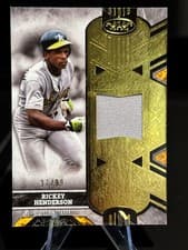 2025 Topps Tier One Legend Relics Rickey Henderson #T1LR-RH card