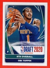 Obi Toppin 2021-22 Panini NBA Sticker & Card Collection (Brazil) Base Set card