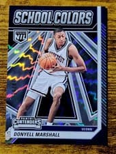Donyell Marshall 2024 Panini UConn Contenders School Colors card