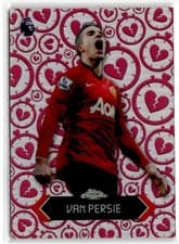 Robin van Persie 2026 Topps Chrome Premier League Stoppage Time Heartbreaker card