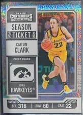 2024 Panini Caitlin Clark Collection College Contenders Caitlin Clark #CC2
