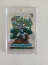 Justin Jefferson 2021 Panini Donruss Downtown card