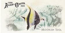 2025 Topps Allen & Ginter 50 Fish From Global Waters (Minis) Moorish Idol #FGW-32 card