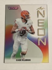 2025 Leaf Vivid Neon Cade Klubnik #NB-7 card