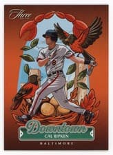 2025 Panini Three and Two Downtown Cal Ripken #6 card