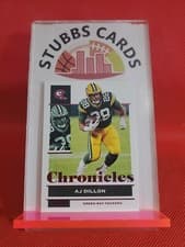 AJ Dillon 2021 Panini Chronicles card