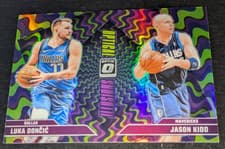 Jason Kidd / Luka Doncic 2024 Panini Donruss Optic Optical Illusions card