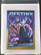 2024-25 Topps Chrome Destiny Cody Williams #D-8 card