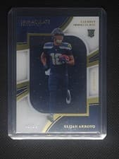 2025 Panini Immaculate Clearly Immaculate Rookie Jerseys Elijah Arroyo #8 card