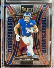 Malik Nabers 2024 Panini Select Turbocharged card