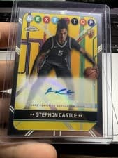 2024-25 Topps Chrome Next Stop Signatures Stephon Castle #NSS-SC card