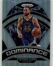 2022 Panini Prizm Dominance Stephen Curry Silver #23 card