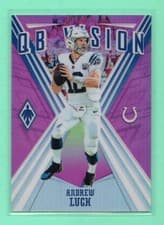 Andrew Luck 2019 Panini Phoenix QB Vision card